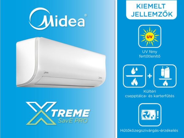 Csomagajánlat- Midea Xtreme Save Pro 3,5 kW klímakészülék telepítéssel - Image 3