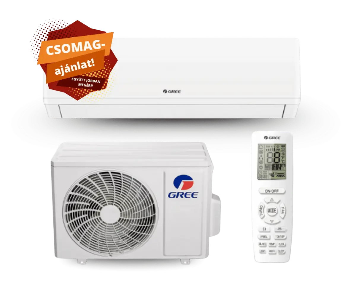 Csomagajánlat - Gree Winter Edition 3,5 kW klímakészülék telepítéssel